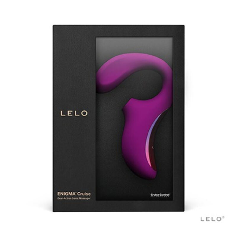 LELO - ENIGMA CRUISE ESTIMULAO DUPLA SONIC MASSAGER DEEP ROSE