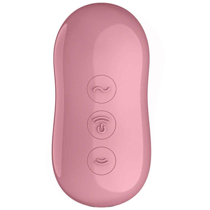 SATISFYER - ESTIMULADOR E VIBRADOR DE PULSO DE AR COTTON CANDY ROSA