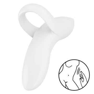 SATISFYER - VIBRADOR DE DEDO BOLD LOVER BRANCO