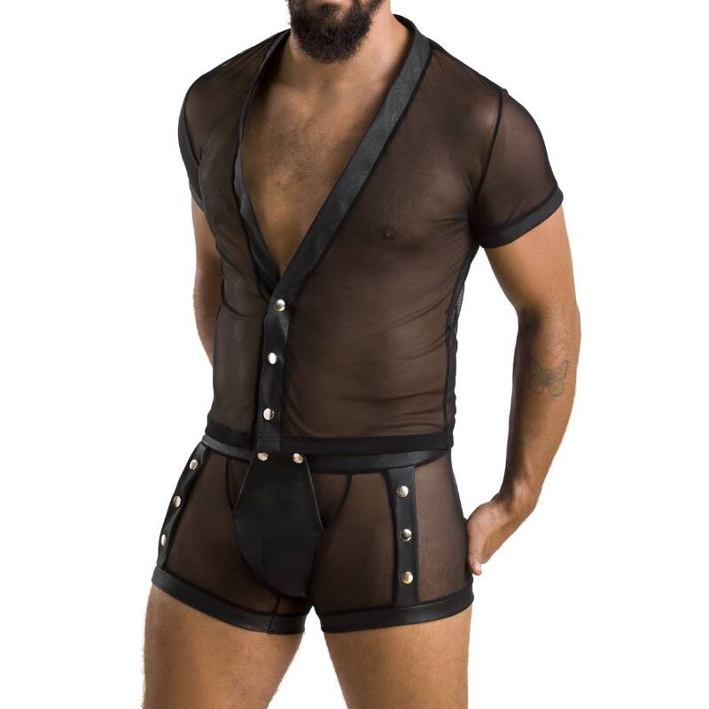 PASSION - 052 CONJUNTO MICHAEL BLACK S/M