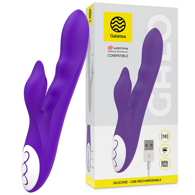GALATEA - GALO VIBRADOR ROXO + CONTROLO REMOTO WATCHME