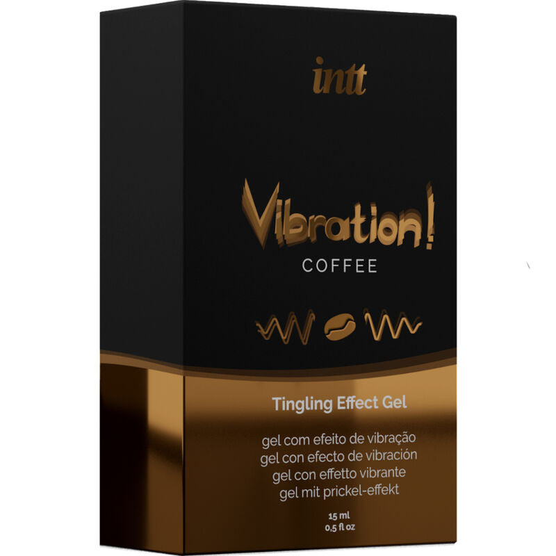 INTT - PODEROSO GEL VIBRANTE LÍQUIDO ESTIMULANTE ÍNTIMO CAFÉ 15ML