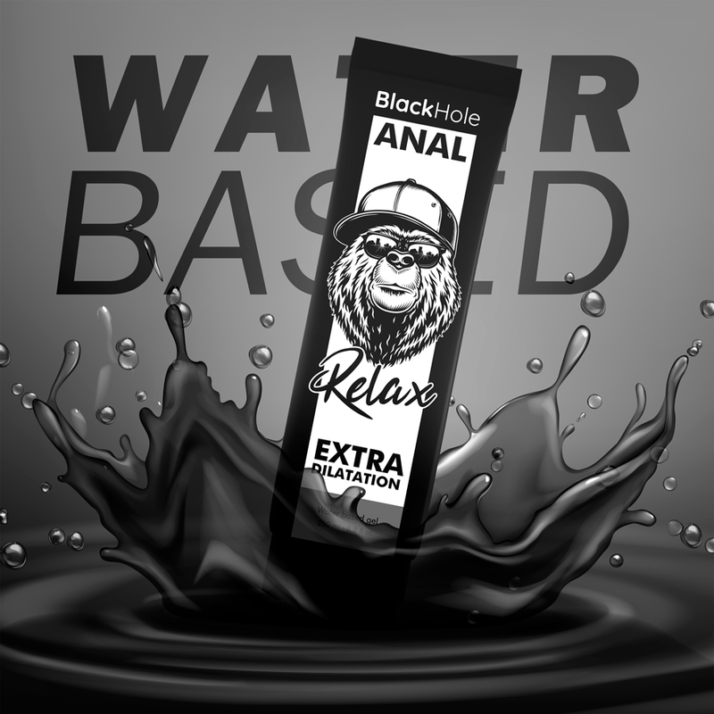 BLACK HOLE - GEL BASE D'ÁGUA DILATAÇÃO ANAL 250 ML