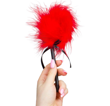 SECRETPLAY - ESPANADOR MARABOU VERMELHO