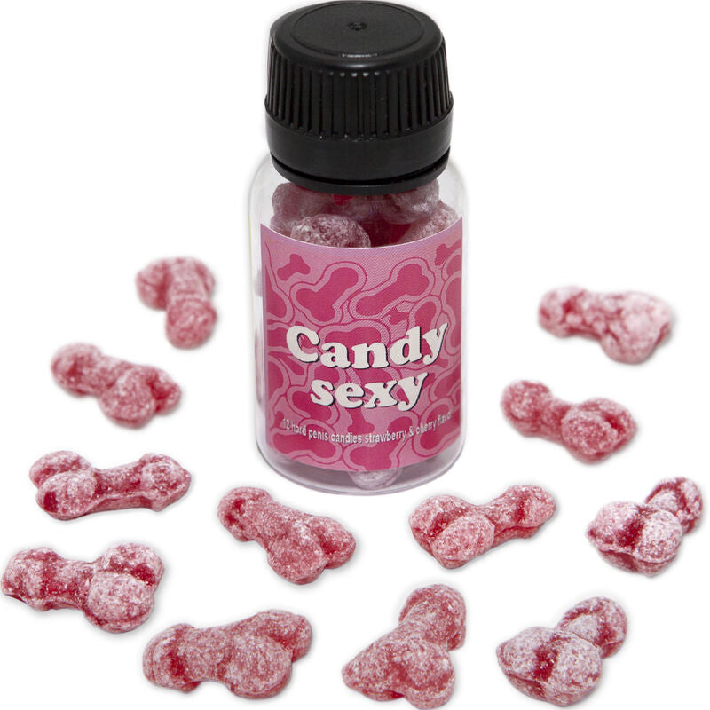 DIABLO PICANTE - CANDY SEXY JAR COM 12 GOMAS SABOR MORANGO-CEREJA