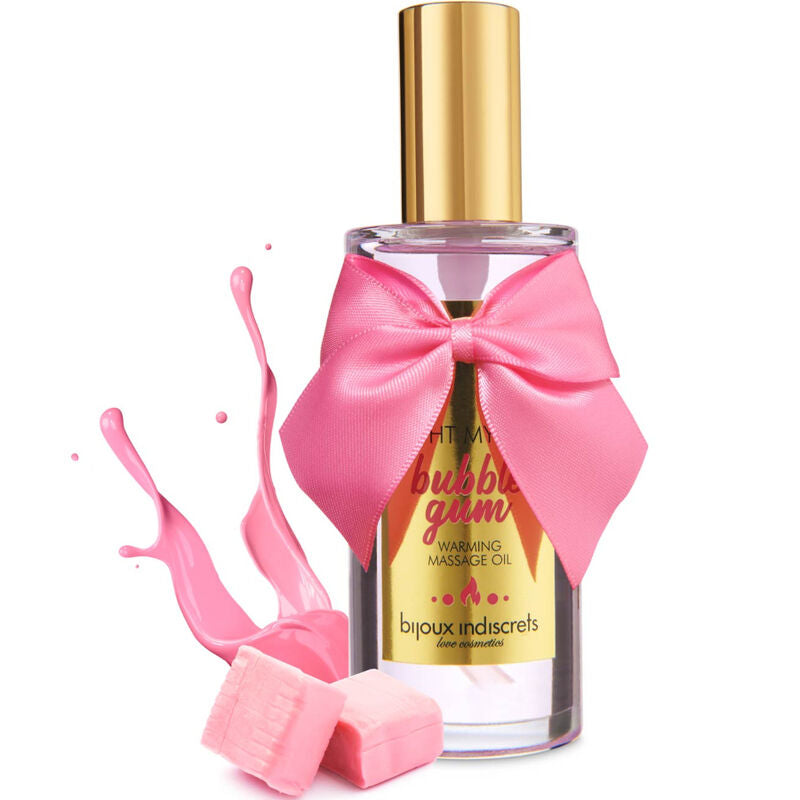 BIJOUX INDISCRETS - ÃLEO DE MASSAGEM LIGHT MY FIRE EFEITO DE CALOR SABOR GOMA