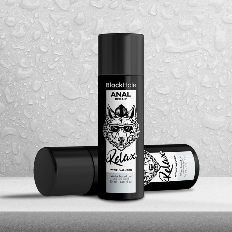 BLACK HOLE - REPARO ANAL RELAXANTE À BASE DE ÁGUA COM HIALURON 30 ML