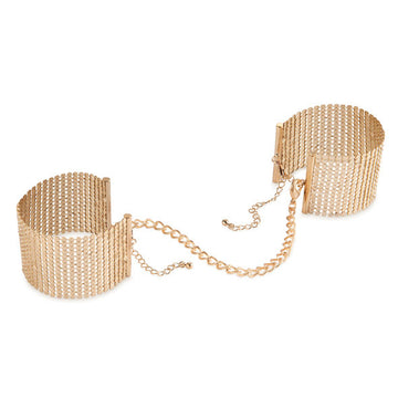 BIJOUX INDISCRETS - DÃSIR MÃTALLIQUE ALGEMAS DE MALHA DE METAL DOURADO