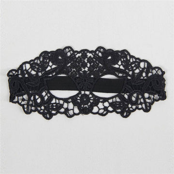 QUEEN LINGERIE - MSCARA DE RENDA PRETA