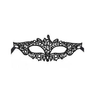 QUEEN LINGERIE - MSCARA DE RENDA PRETA MODELO 2