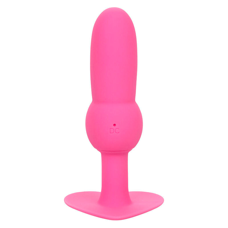 CALEXOTICS - FIRST TIME PLUG ANAL SONDA DE CONTAS 10 VIBRAÇÕES ROSA