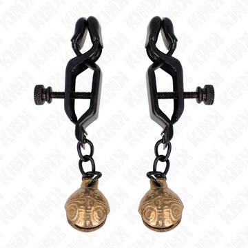 KINK - GRAMPOS DE BICO ESTILO BELL JAW PRETO 7 CM