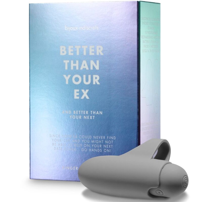 BIJOUX INDISCRETS - MELHOR QUE SEU EX VIBRADOR BULLET 10 VIBRAÃÃES CINZA