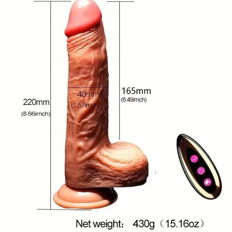 ARMONY - DILDO REALISTA VIBRATÓRIO RECARREGÁVEL