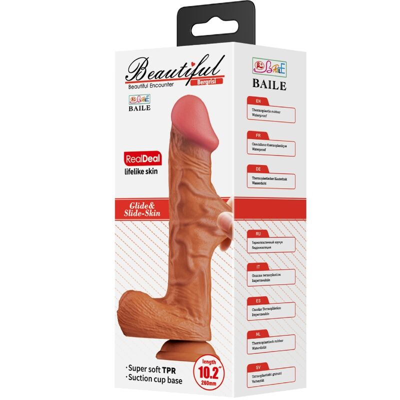 BAILE - BERGRISI DILDO REALISTA 26 CM CARNE