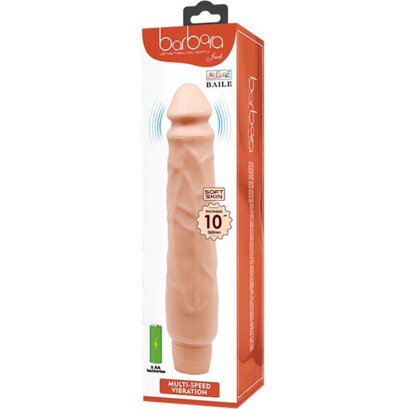 BAILE - JACK VIBRADOR REALISTA 26 CM CARNE