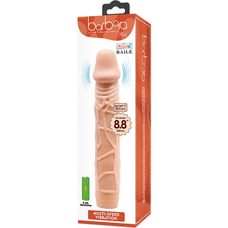 BAILE - BOB VIBRADOR REALISTA 22,5 CM CARNE