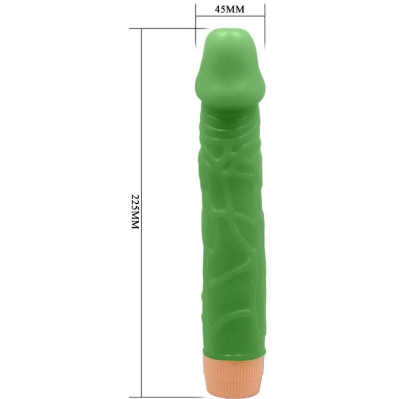 BAILE - BILL VIBRADOR REALISTA 22,5 CM VERDE