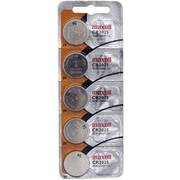 MAXELL - BATERIA DE LÍTIO BOTÃO CR2025 3V BLISTER*5
