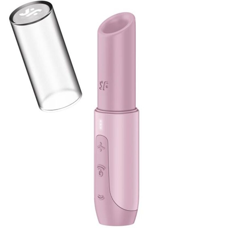 SATISFYER - ESTIMULADOR DE CLITÓRIS SECRET KISS WAVE ROSA