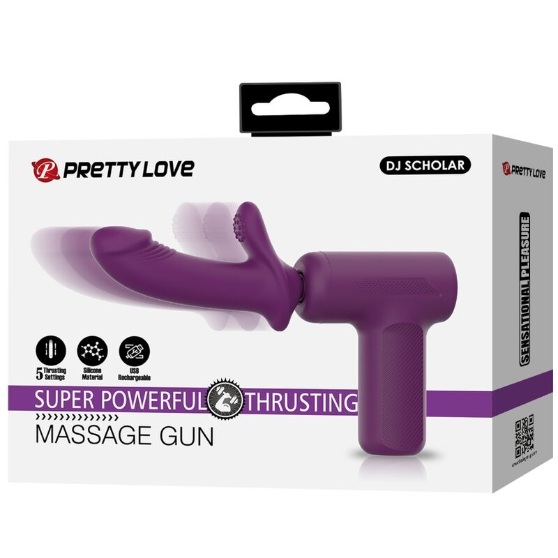 PRETTY LOVE - DJ SCHOLAR MASSAGER 5 CONFIGURAÇÕES ROXO