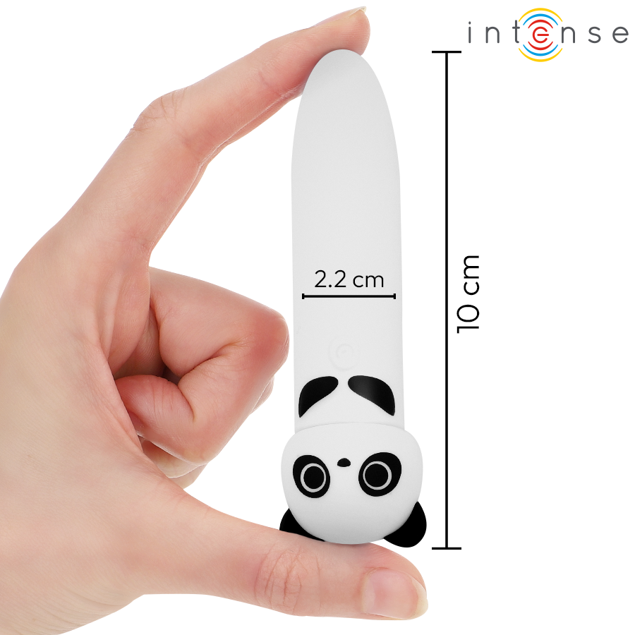 INTENSO - POH PANDA VIBRATING BULLET USB RECARREGÁVEL 10 X 2,2 CM