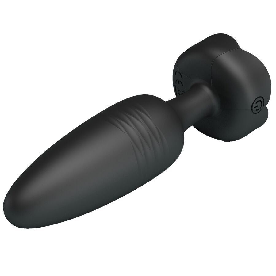 PRETTY LOVE - TARION ANAL PLUG COM LUZ LED PRETO 12,5 CM