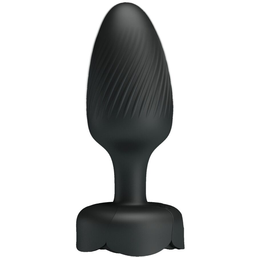 PRETTY LOVE - OLMAN PLUG ANAL COM LUZ LED PRETO 8,8 CM