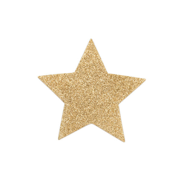 BIJOUX INDISCRETS - FLASH GOLDEN STAR NIPPLE COVERS