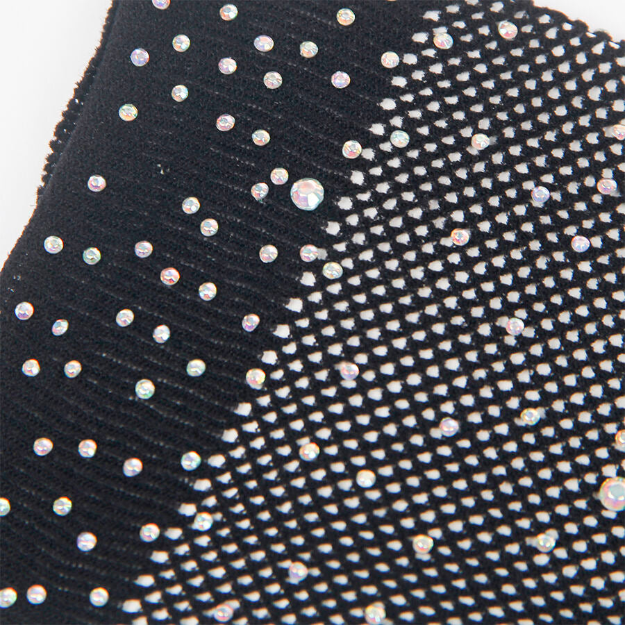 SUBBLIME - 957469 LUVAS SHINE TRANSPARENTES PRETAS S/M