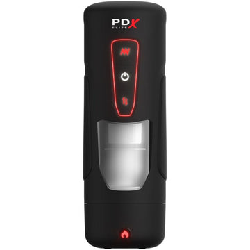 PDX ELITE - MASTURBADOR AUTOMÁTICO MILK ME HOTTER COM VIBRAÇÃO DE EFEITO DE CALOR E IMPULSÃO