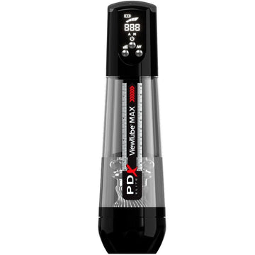 PDX ELITE - VIEWTUBE MAX VIEW MASTURNADOR AUTOMÁTICO COM SUCÇÃO TRANSPARENTE