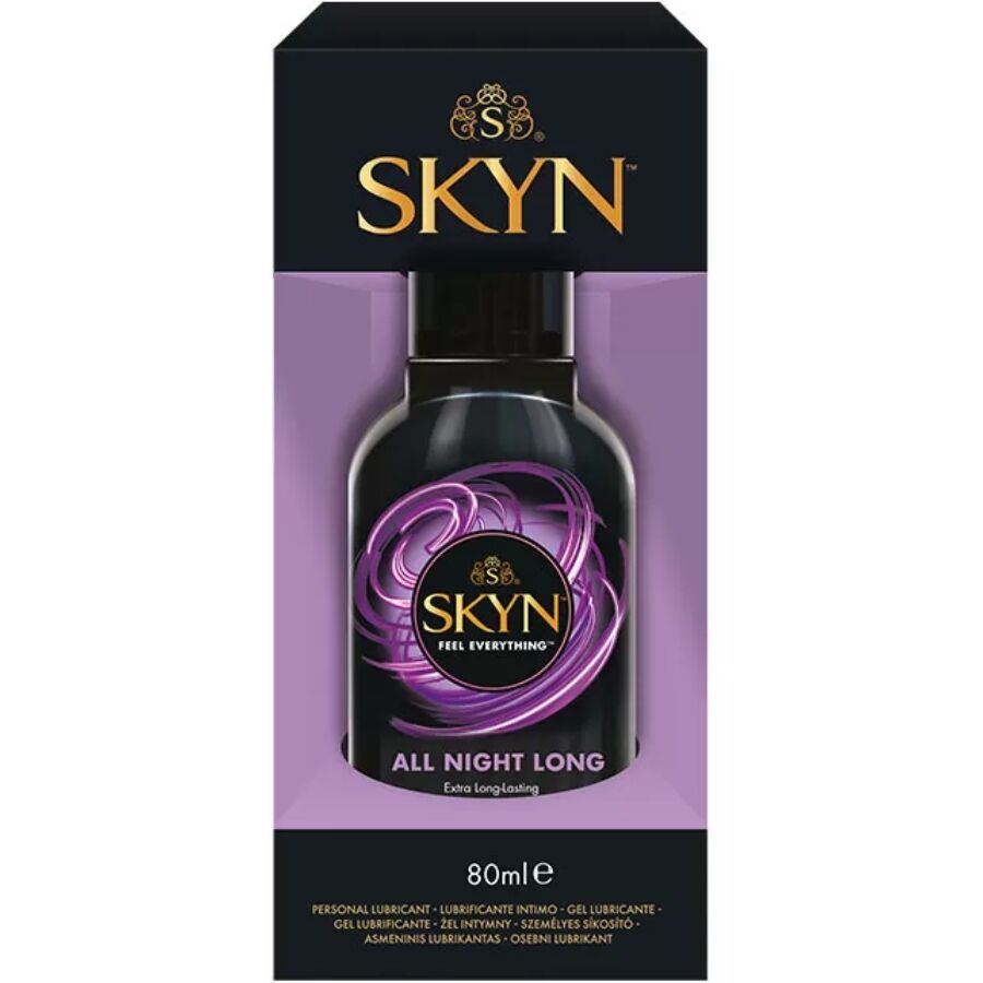 SKYN - LUBRIFICANTE À BASE DE SILICONE PARA TODA A NOITE 80 ML