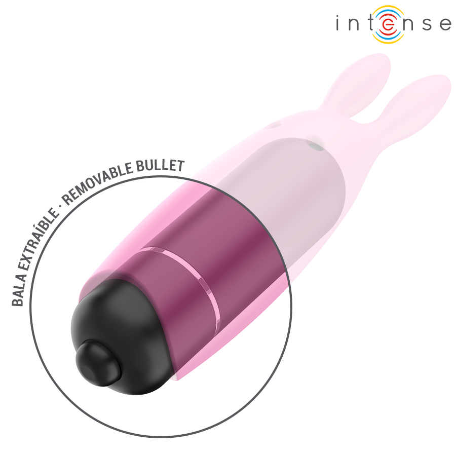 INTENSE - HOPPER BALA VIBRATÓRIA ROSA 8,3 X 2,4 CM