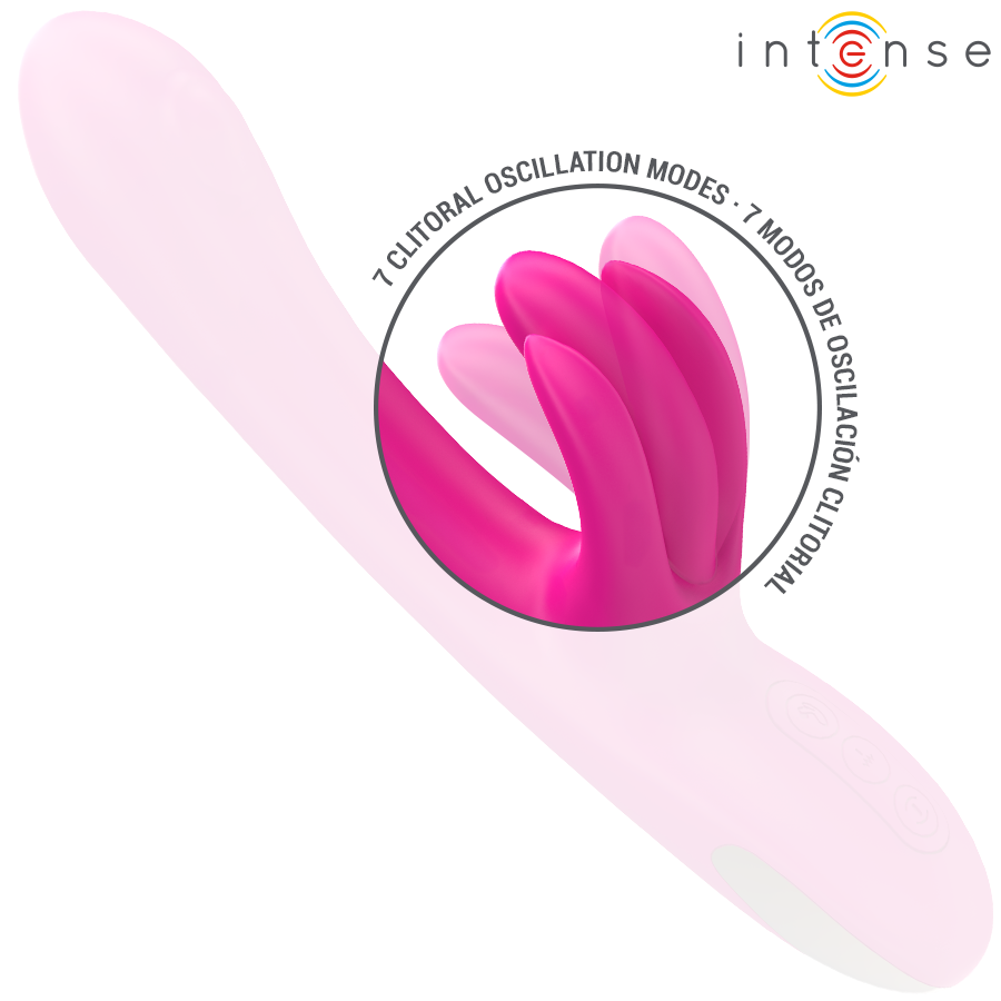 INTENSE - BRITNEY MULTIFUNCIONAL RABBIT VIBRADOR 23 CM ROSA