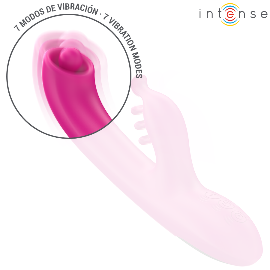 INTENSE - CHRISTINA MULTIFUNCIONAL RABBIT VIBRADOR 22,5 CM ROSA