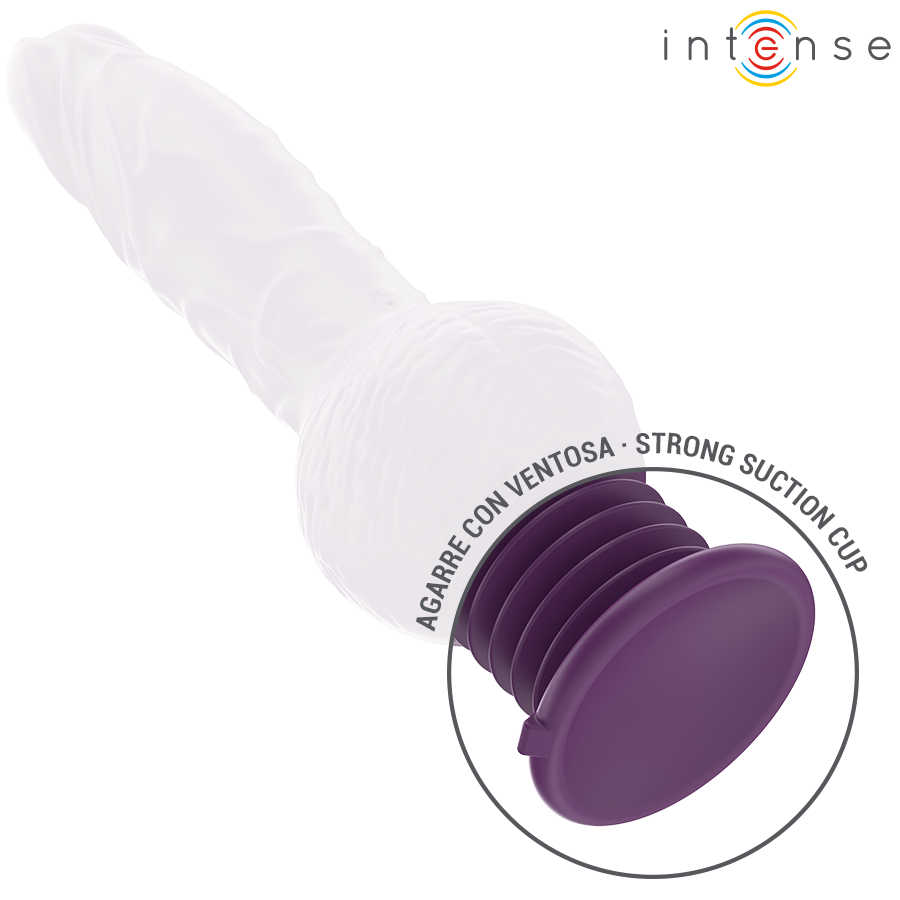 INTENSE - VIBRADOR MULTIFUNCIONAL TATUM COM VIBRAÇÃO PARA CIMA E PARA BAIXO 24 CM ROXO