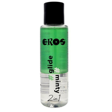 EROS - LUBRIFICANTE À BASE DE SILICONE "2 IN 1"GLIDE MENTA 100 ML