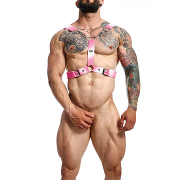MOB - DNGEON PINK CHAIN HARNESS TAMANHO ÚNICO Y