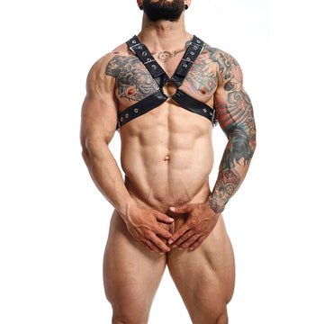 MOB - DNGEON BLACK CHAIN HARNESS TAMANHO ÚNICO X