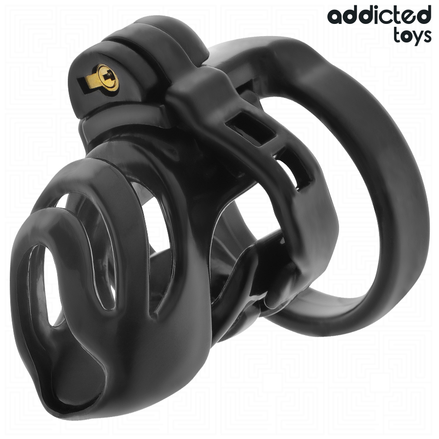 ADDICTED TOYS LOCKED - GAIOLA PARA PÊNIS COM TRAVA ETERNA 9 CM