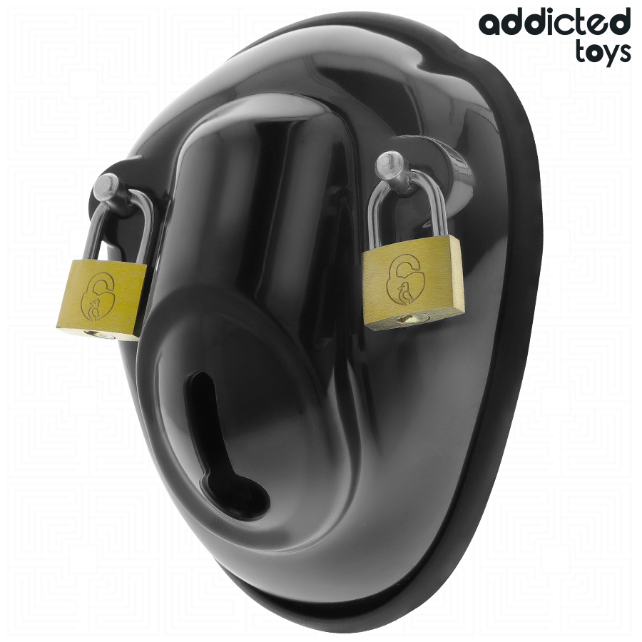 ADDICTED TOYS LOCKED - GAIOLA DE CONTENÇÃO SEM CHAVE PARA PÊNIS 11,5 CM