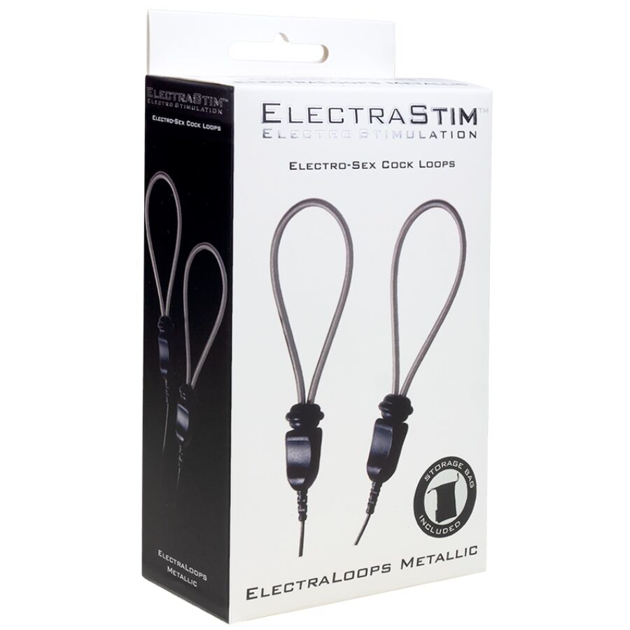 ELECTRASTIM - ANÉIS DE PÊNIS DE METAL AJUSTÁVEIS ELECTRALOOPS E-STIM