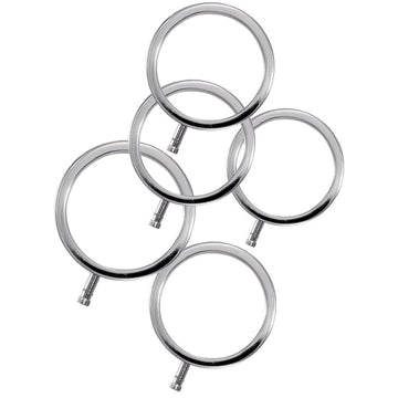 ELECTRASTIM - ANÉIS DE METAL ELECTRARINGS PACOTE COM 5