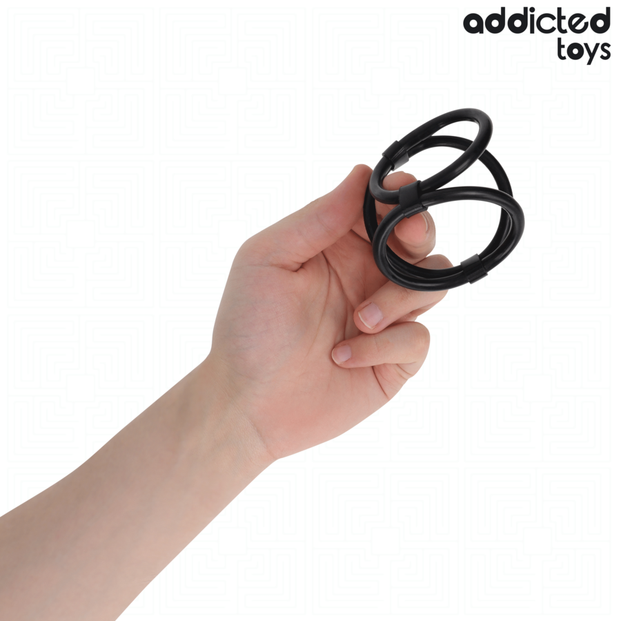 ADDICTED TOYS - ANEL TRIPLO PARA O PÊNIS