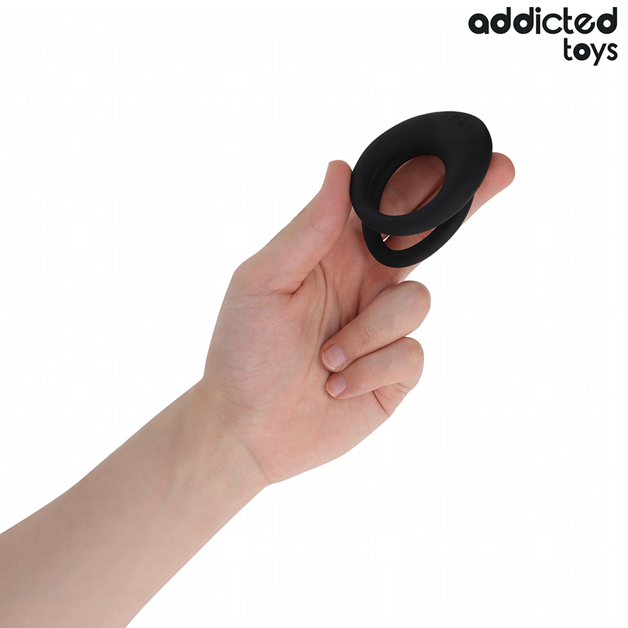 ADDICTED TOYS - ANEL DE PÊNIS COM DUPLA TEXTURA