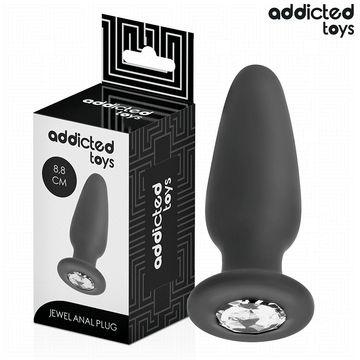 ADDICTED TOYS - PLUG ANAL COM JOIA TAMANHO S 8,8 CM