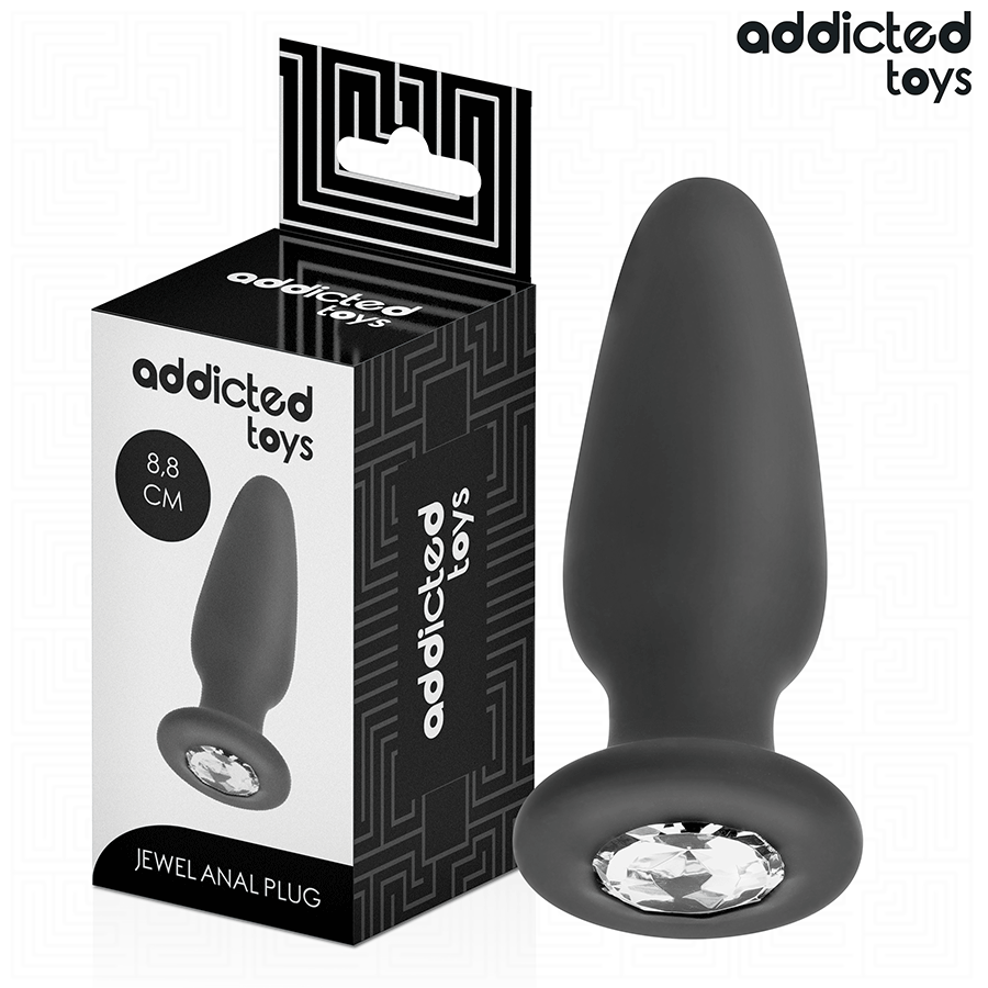 ADDICTED TOYS - PLUG ANAL COM JOIA TAMANHO S 8,8 CM