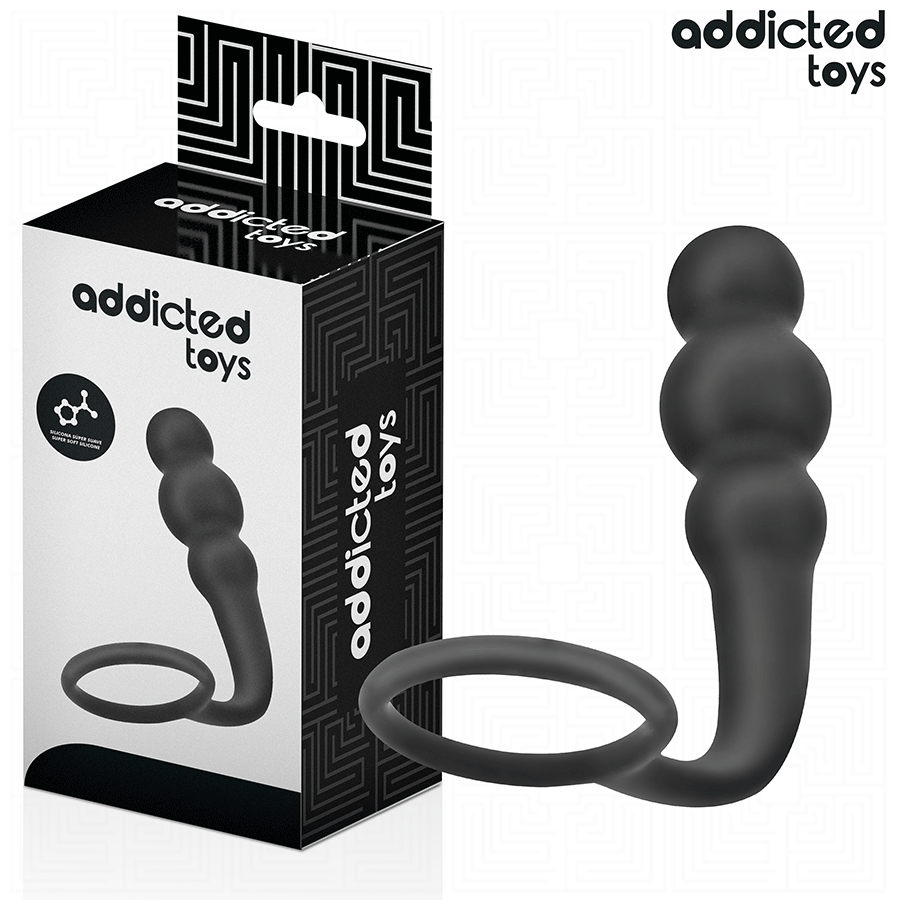 ADDICTED TOYS - PLUG ANAL COM ANEL MODELO 1