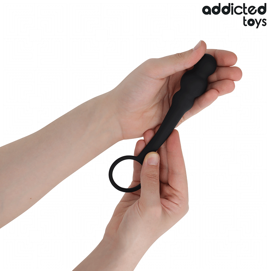 ADDICTED TOYS - PLUG ANAL COM ANEL MODELO 1